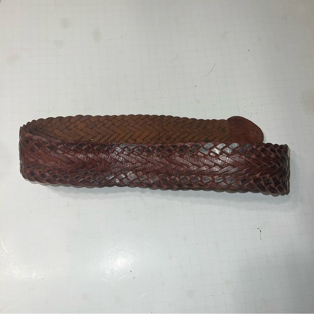 Vntg Four Winds Trading Co Leather Belt 39 In View 4